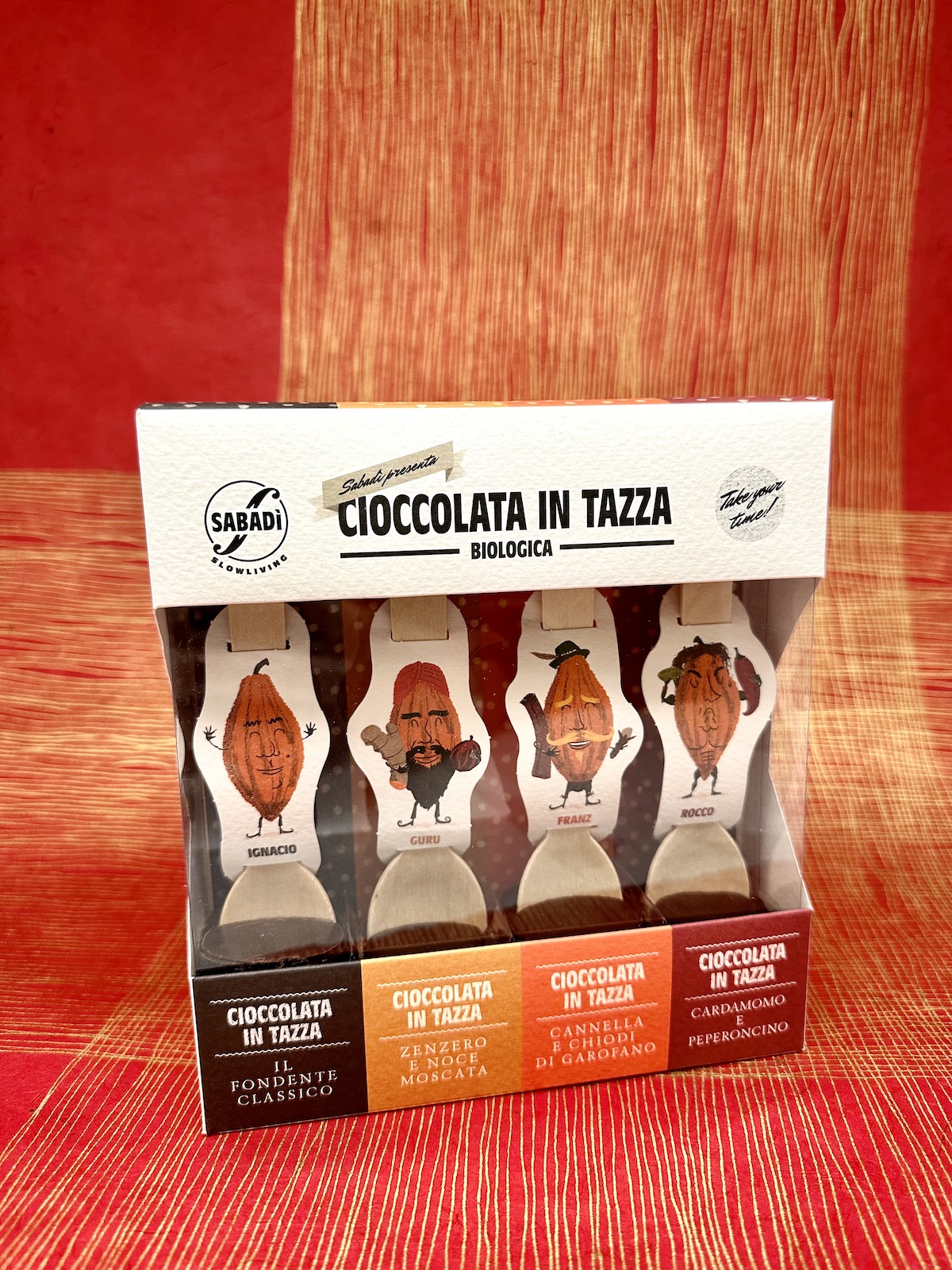 Sabadi Organic Mixed extra-dark hot chocolate – 4 portions