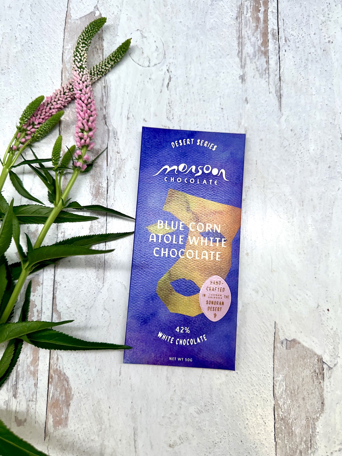 Monsoon Blue Corn Atole White Chocolate 42%