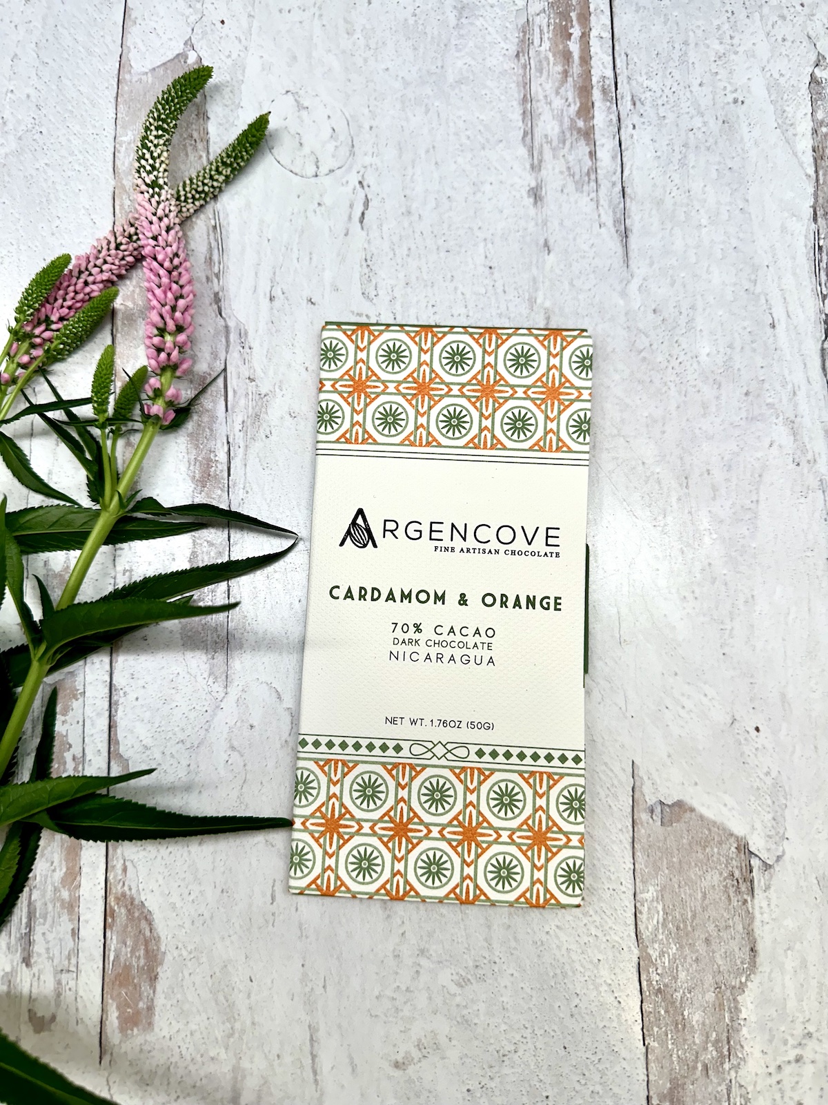 Argencove Cardamom & Orange Dark 70%