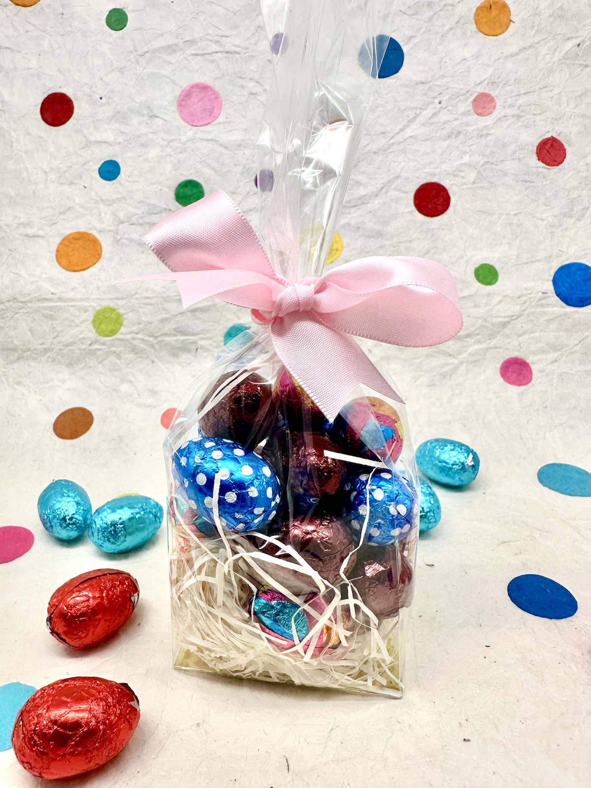 Michel Cluizel Easter Mixed Praline Eggs Gift Bag 105g (15 eggs)