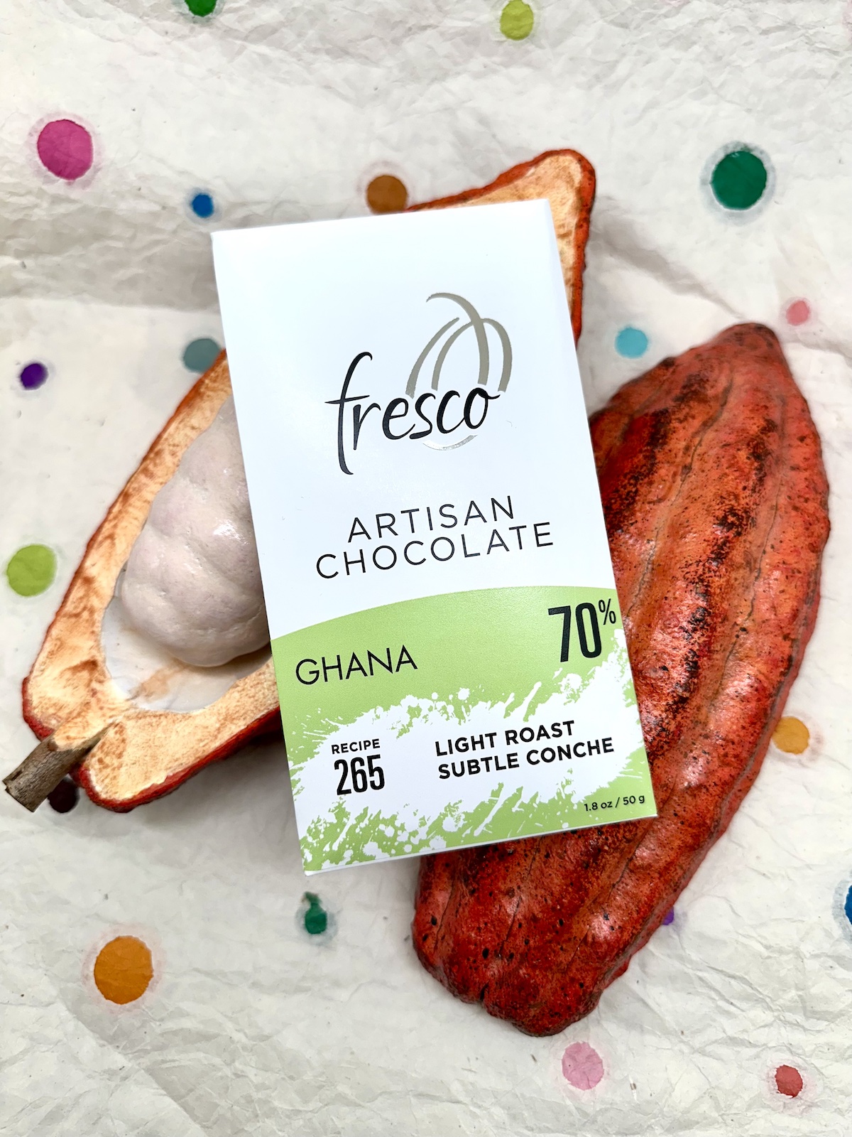 Fresco Ghana Light Roast Dark Chocolate 70%