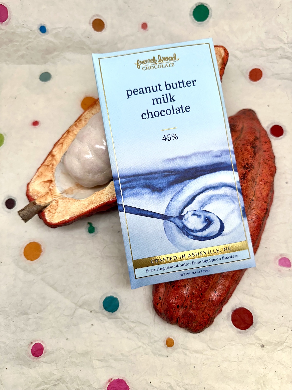 French Broad Peanut Butter Milk Chocolate 45%