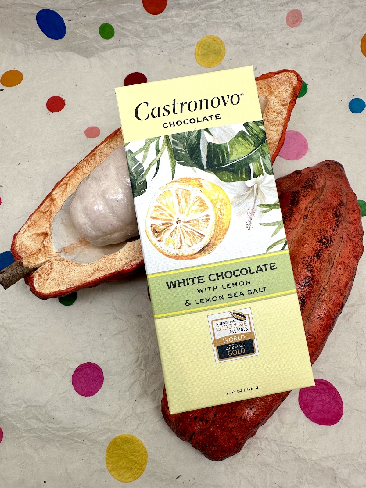 Castronovo White Chocolate with Lemon & Sea Salt