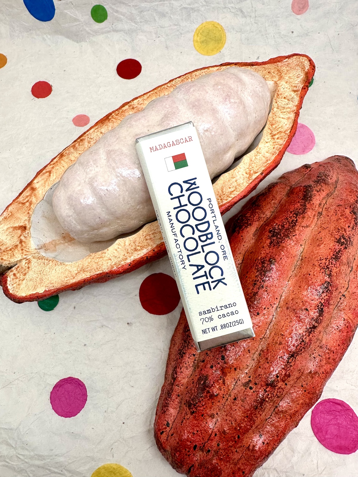 Woodblock Chocolate Sambirano Madagascar 70%