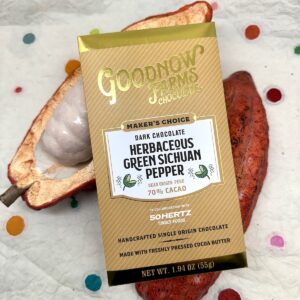 Goodnow Farms Herbaceous Green Sichuan Pepper Dark Chocolate 70%