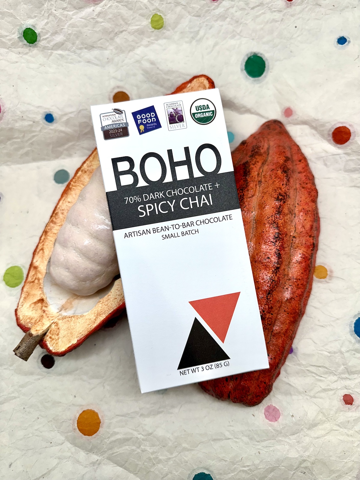 BOHO Spicy Chai Dark Chocolate 70%
