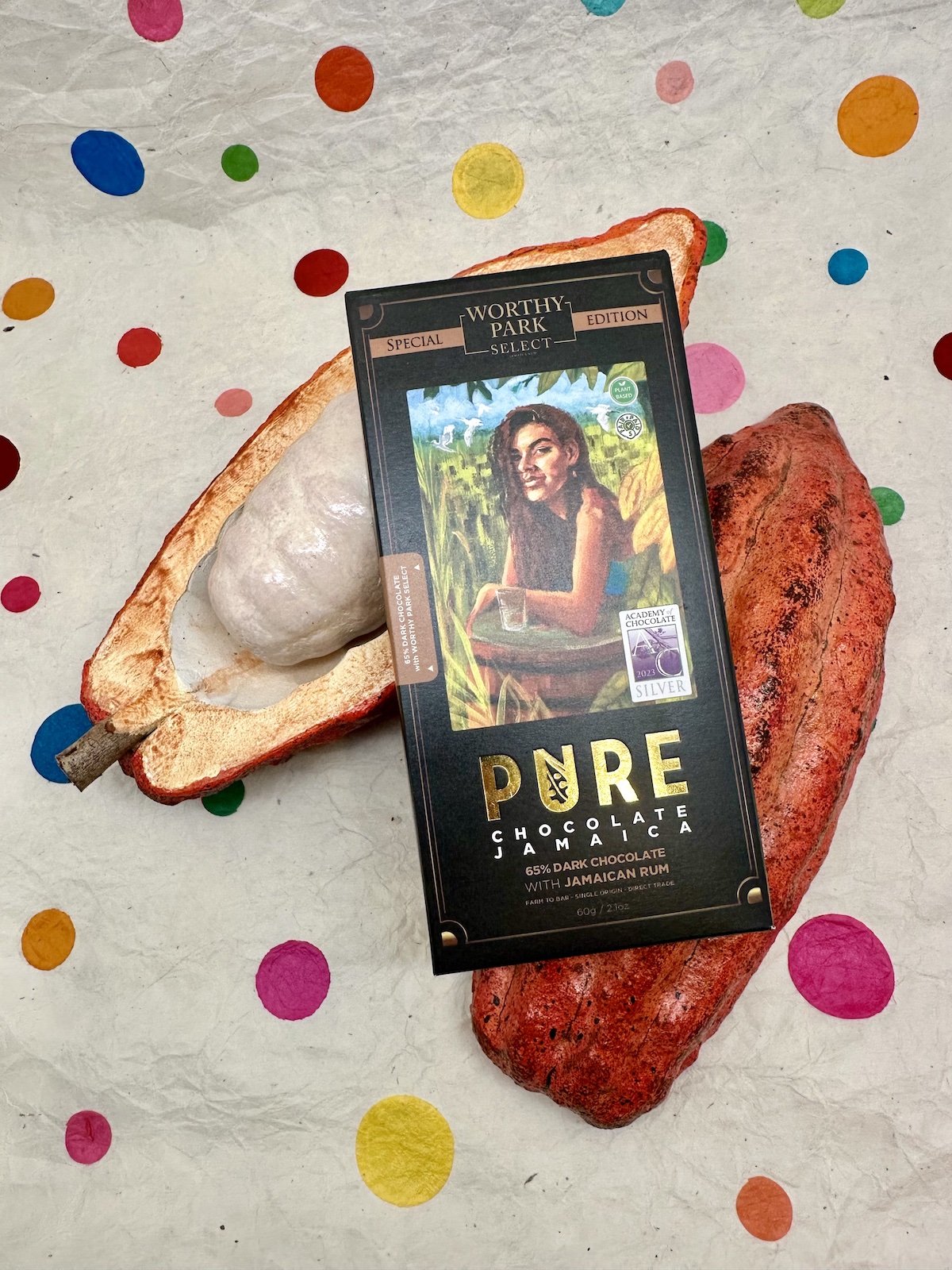 Pure Chocolate Jamaica Jamaican Rum Dark 65%