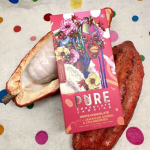 Pure Chocolate Jamaica Sorrel & Cranberries White Chocolate