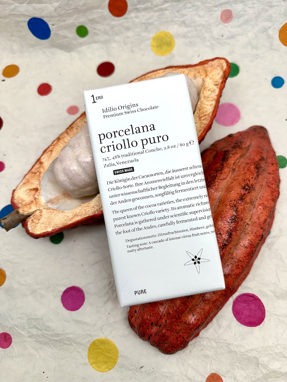 Idilio Origins Porcelana Dark 74%