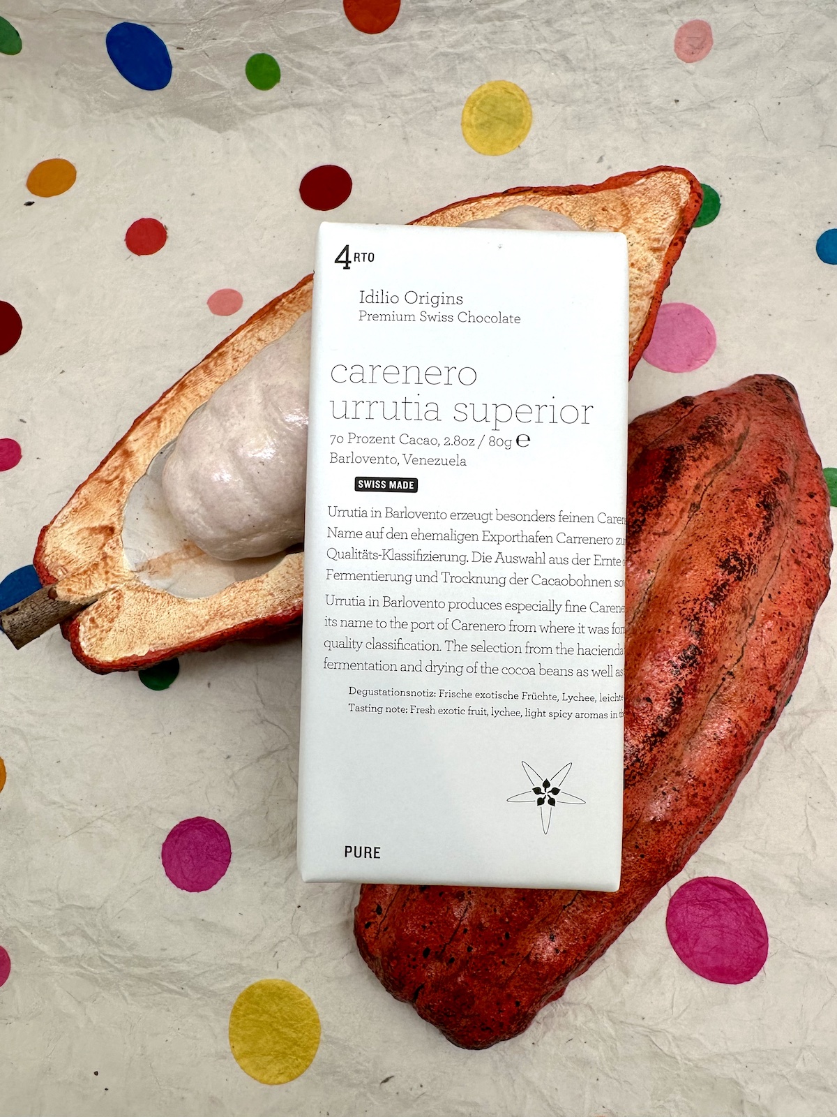 Idilio Origins Carenero Urrutia Superior Pure Dark 70%