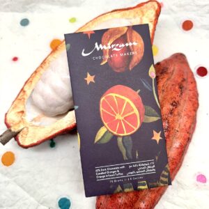 Mirzam Dark w/Candied Oranges & Orange Infused Toffee 62%