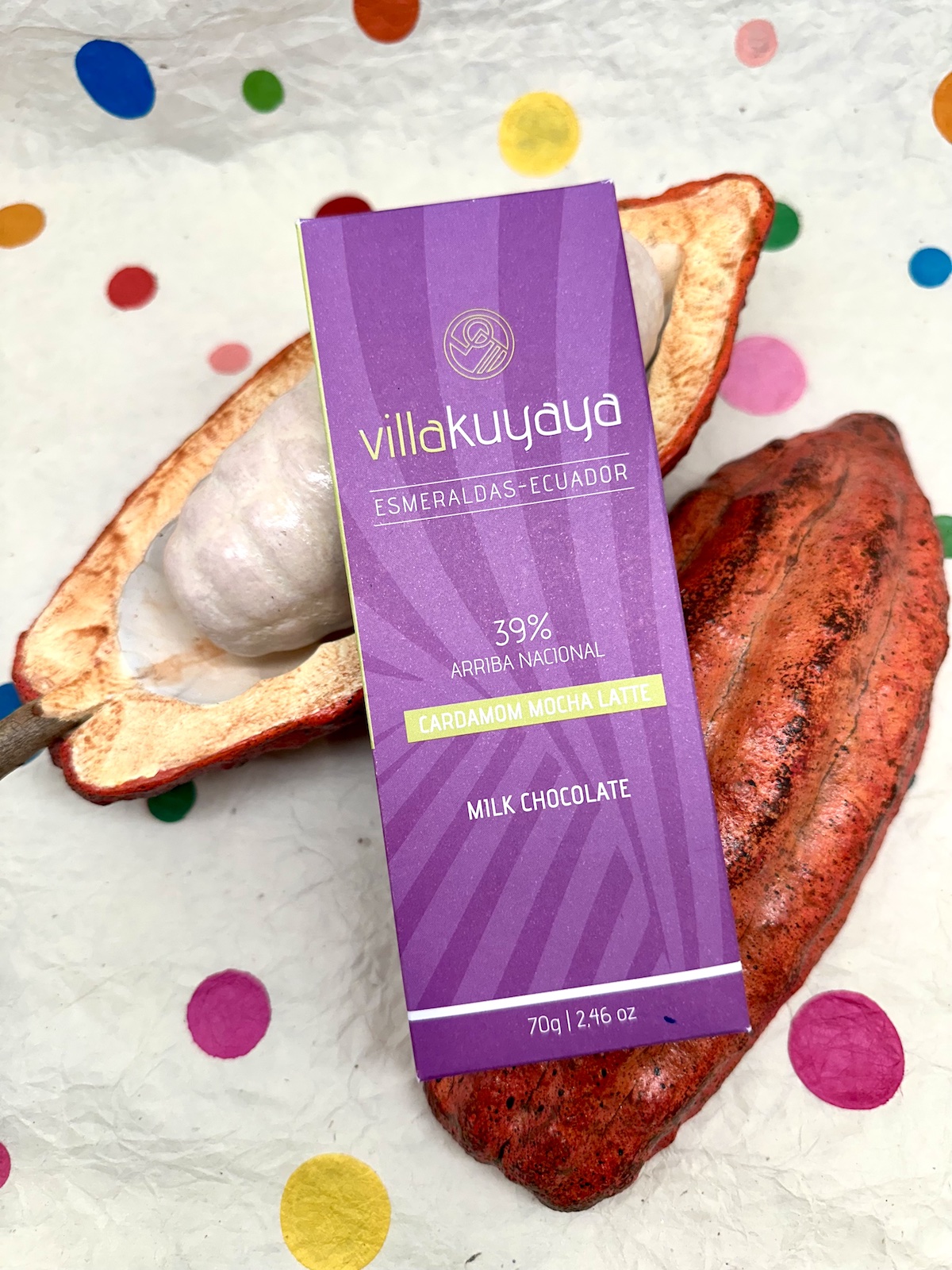 Villakuyaya Cardamom Mocha Latte Milk Chocolate 39%