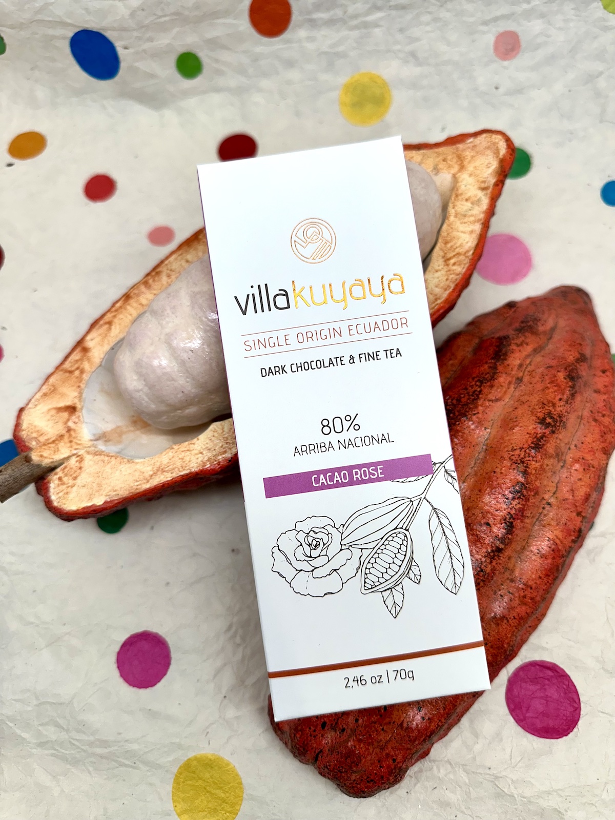 Villakuyaya Cacao Rose Dark Chocolate 80%