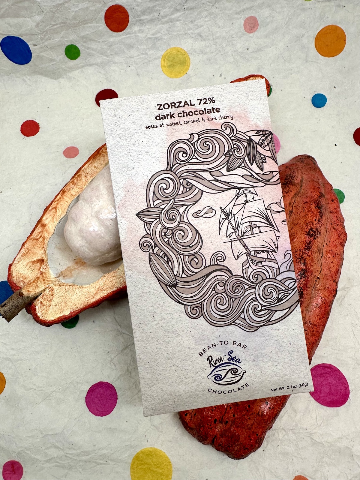 River Sea Zorzal Dominican Republic Dark 72%