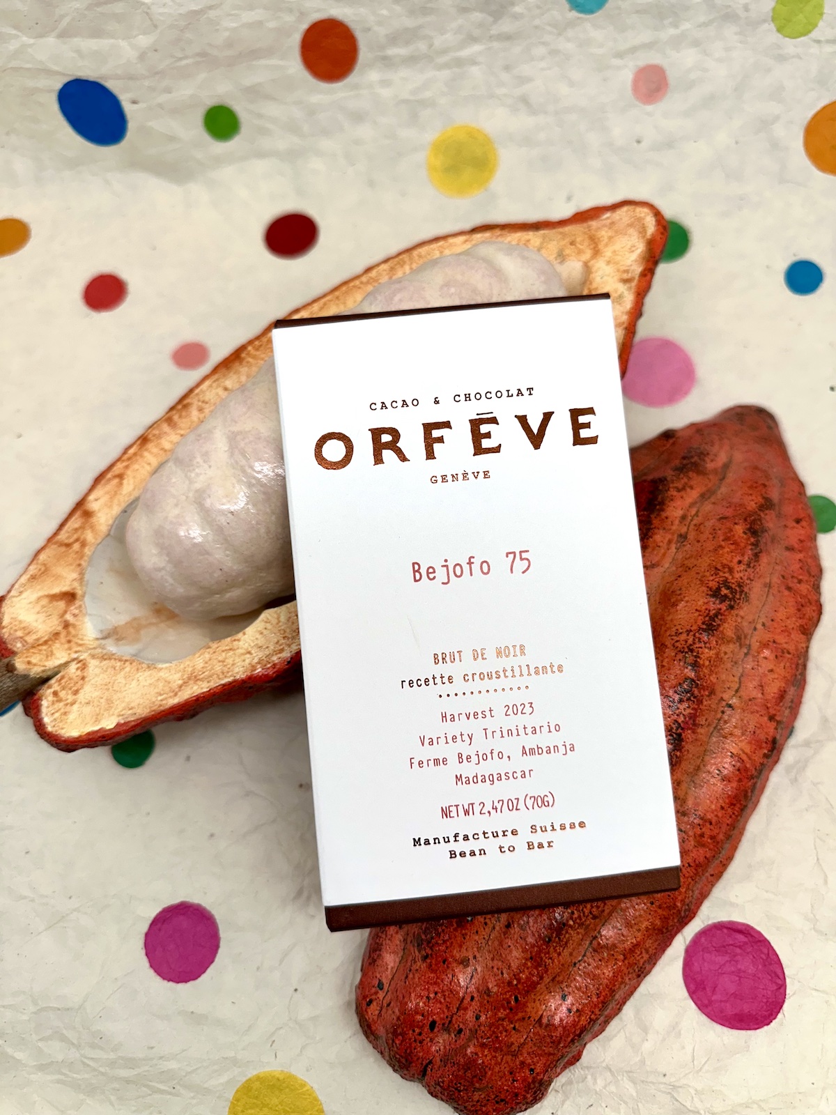 ORFEVE Bejofo Madagascar Crispy Dark 75%