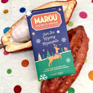 Marou For the Merry Moments - Dark Chocolate with Caramelized Cinnamon Cashew 65%