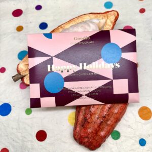 Goodio Happy Holidays Double chocolate bar