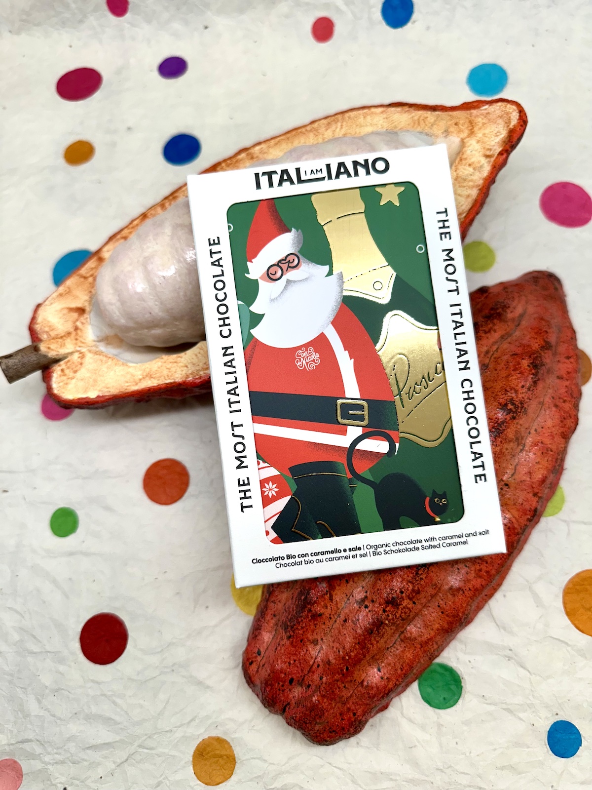 I Am Italiano – PROSECCO – Organic Chocolate with Caramel and Salt