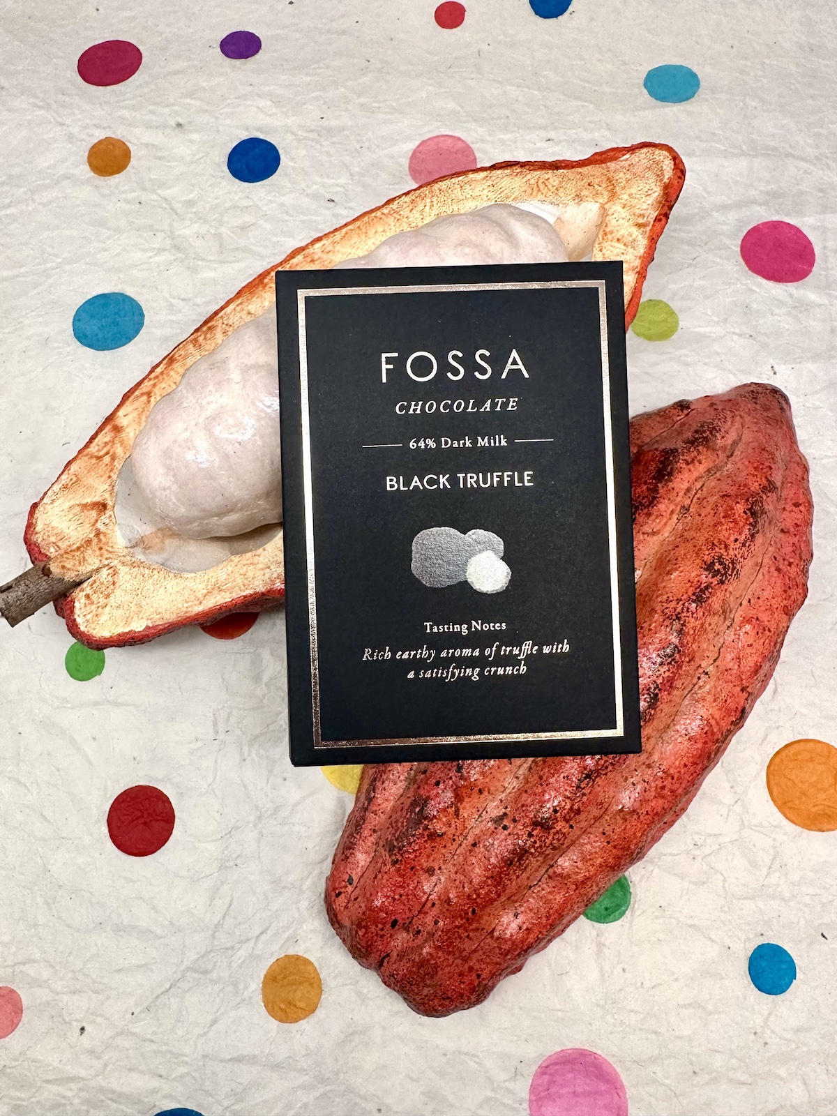 Fossa Black Truffle Dark Milk Chocolate 64%