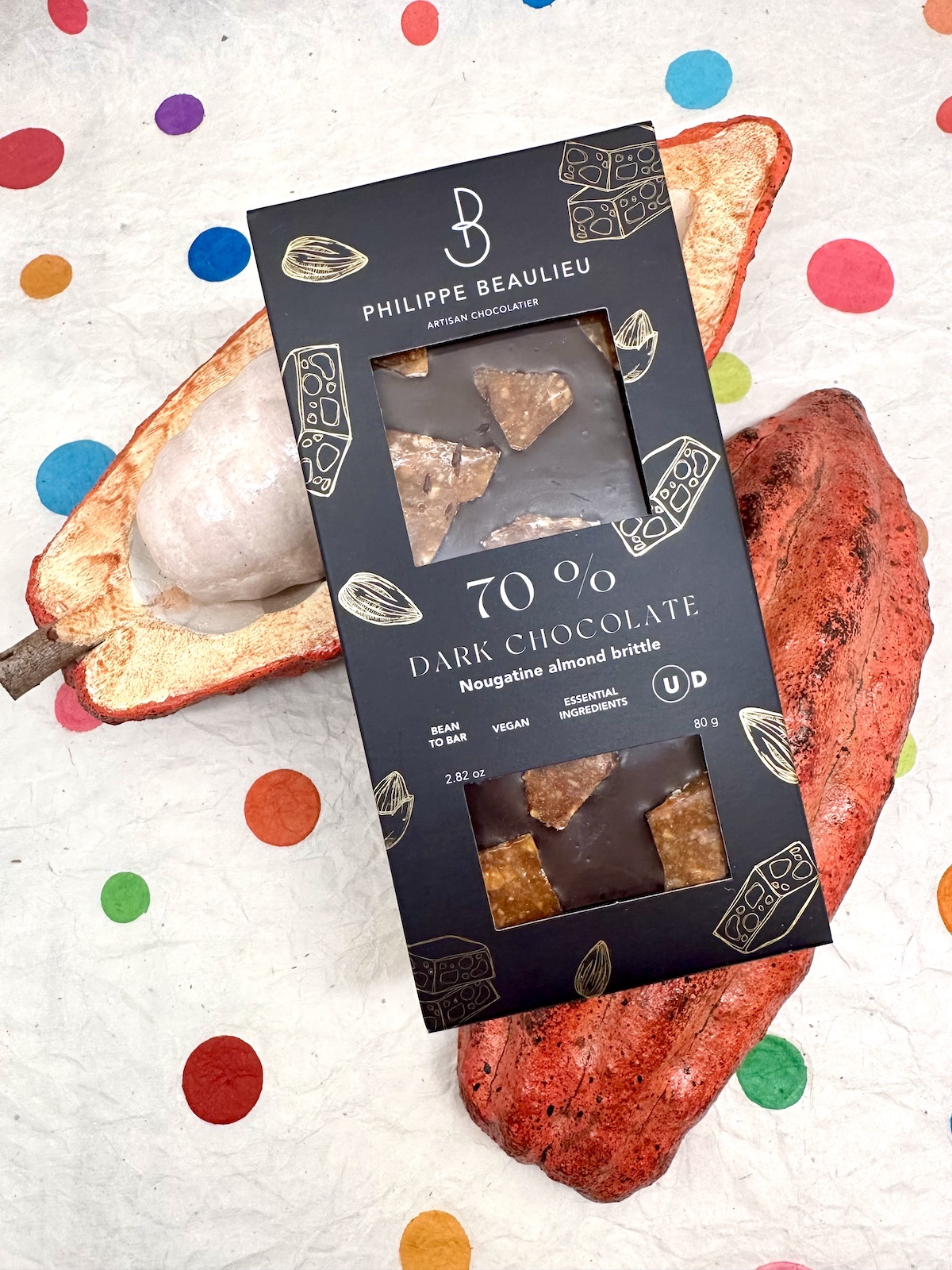 Philippe Beaulieu Nougatine Almond Brittle Dark 70%