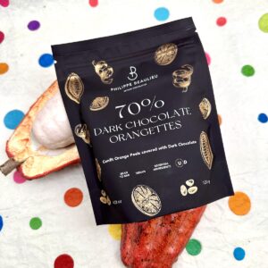 Philippe Beaulieu Dark Chocolate Covered Orange Peels 70%