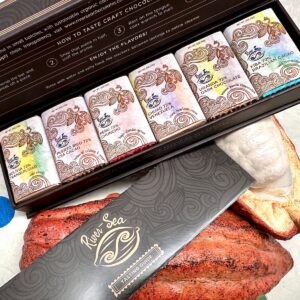 River Sea Single-Origin Dark Chocolate Sampler Gift Box Set